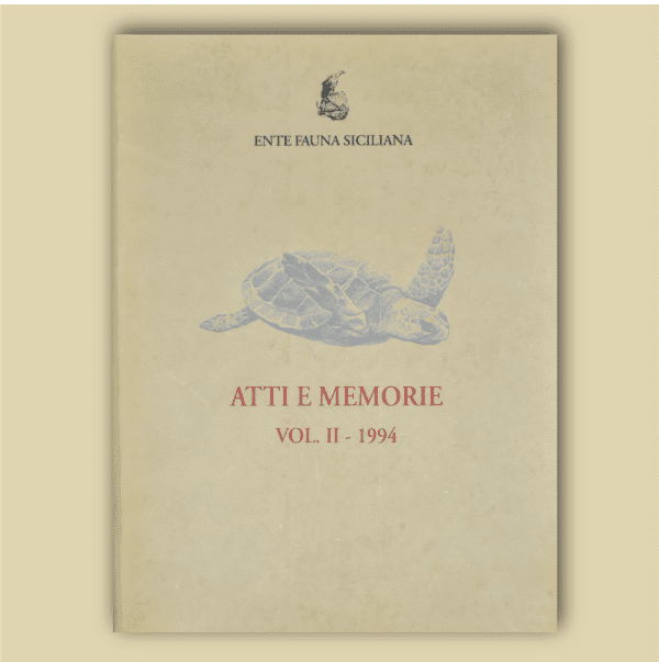 ATTI E MEMORIE Vol. II 1994 _ Fronte