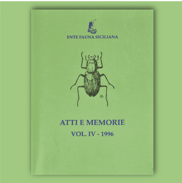 ATTI E MEMORIE Vol. IV 1996 _ Fronte