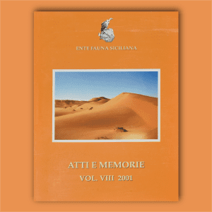 ATTI E MEMORIE Vol. VIII 2001 _ Fronte