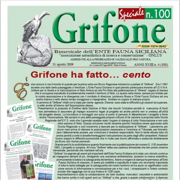 Grifone (100) ANNO XVIII n. 4 _31 Agosto 2009