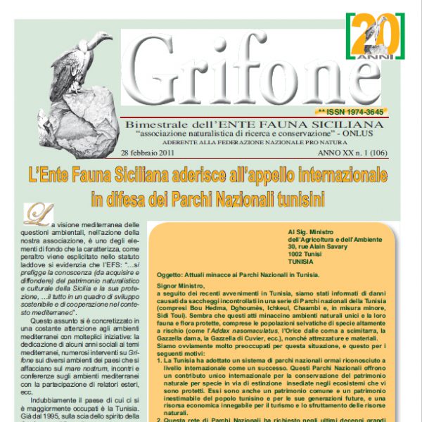 Grifone ANNO XX n. 1 (106) - 28 Febbraio 2011