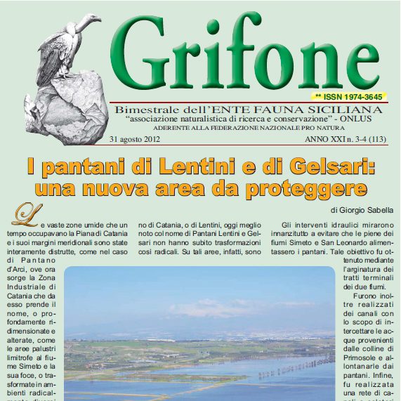 Grifone ANNO XXI n.3-4 (113) - 31 agosto 2012