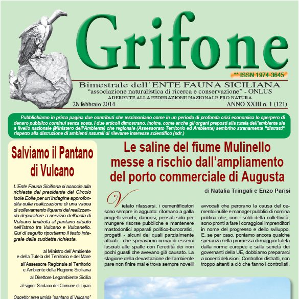 Grifone ANNO XXIII n. 1 (121) - 28 febbraio 2014