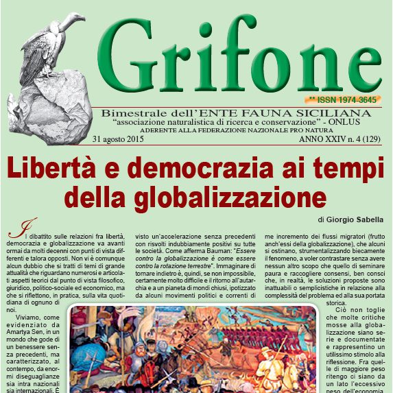 Grifone ANNO XXIV n. 4 (129) - 31 agosto 2015