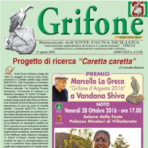 Grifone ANNO XXV n. 4 (134) - 31 agosto 2016