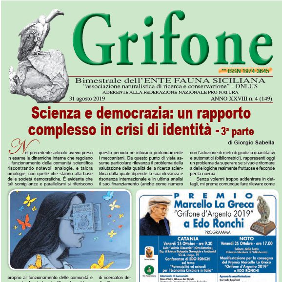 Grifone ANNO XXVIII n. 4 (149) - 31 agosto 2019