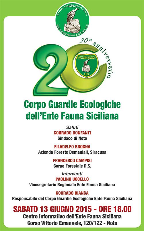 20° Anniversario “Corpo Guardie Ecologiche”