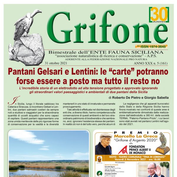 Grifone anno XXX n. 5 (161) - 31 Ottobre 2021